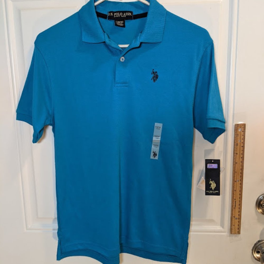 U.S. Polo Assn - Boys Polo Shirt - Large 14/16 NEW